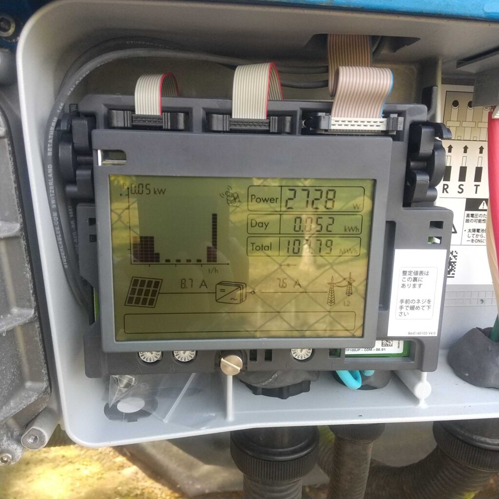太陽光発電所の発電量が急に低下|原因は通信異常だった施工事例【宮崎県都城市】
